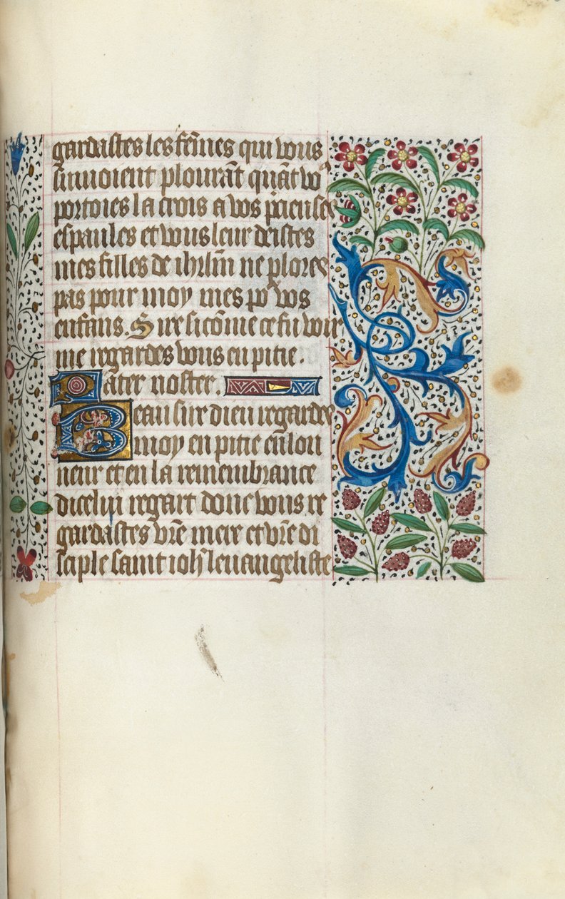 Stundenbuch Gebrauch von Rouen: fol. 154a, um 1470 von Master of the Geneva Latini