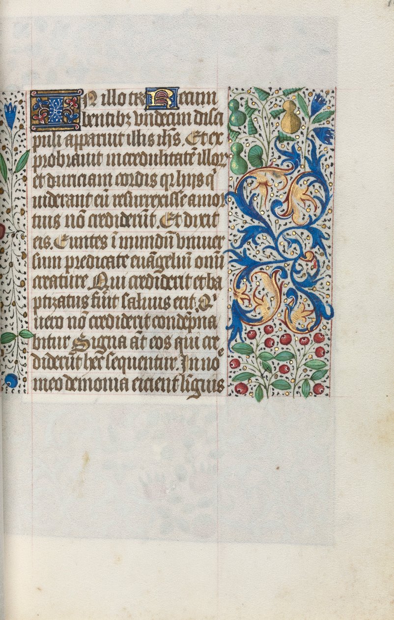 Stundenbuch Gebrauch von Rouen: fol. 18r, ca. 1470 von Master of the Geneva Latini