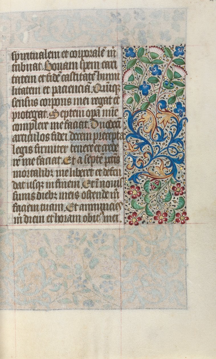 Stundenbuch Gebrauch von Rouen: fol. 22r von Master of the Geneva Latini