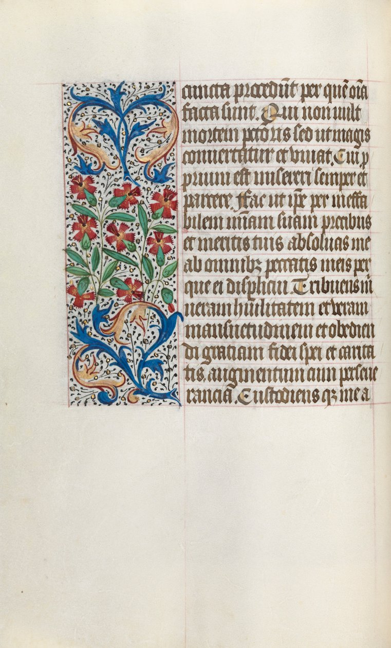 Stundenbuch Gebrauch von Rouen: fol. 24v von Master of the Geneva Latini