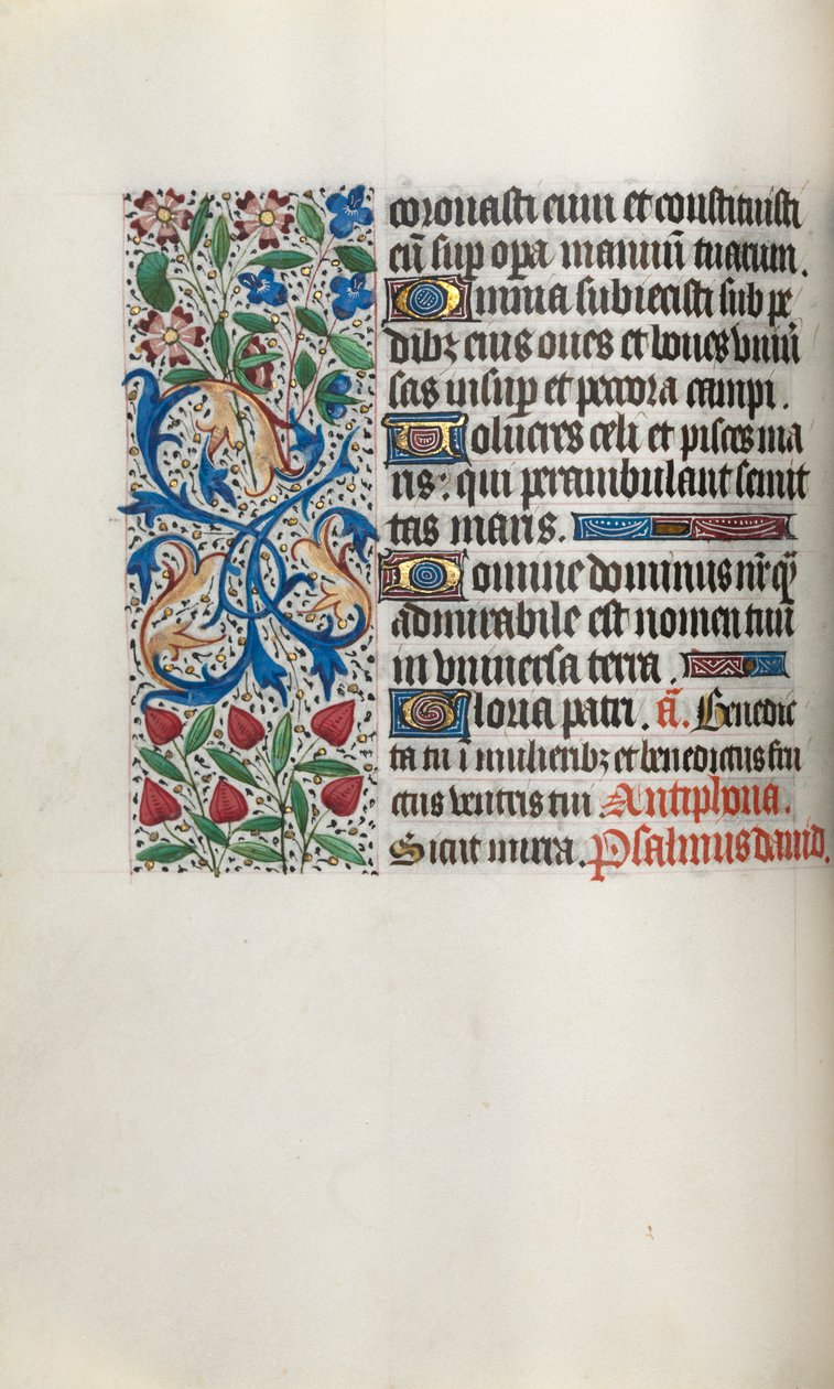 Stundenbuch Gebrauch von Rouen: fol. 31v, ca. 1470 von Master of the Geneva Latini