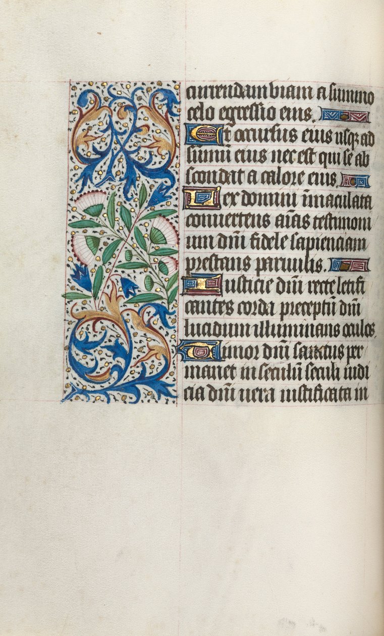 Stundenbuch Gebrauch von Rouen: fol. 32v, ca. 1470 von Master of the Geneva Latini