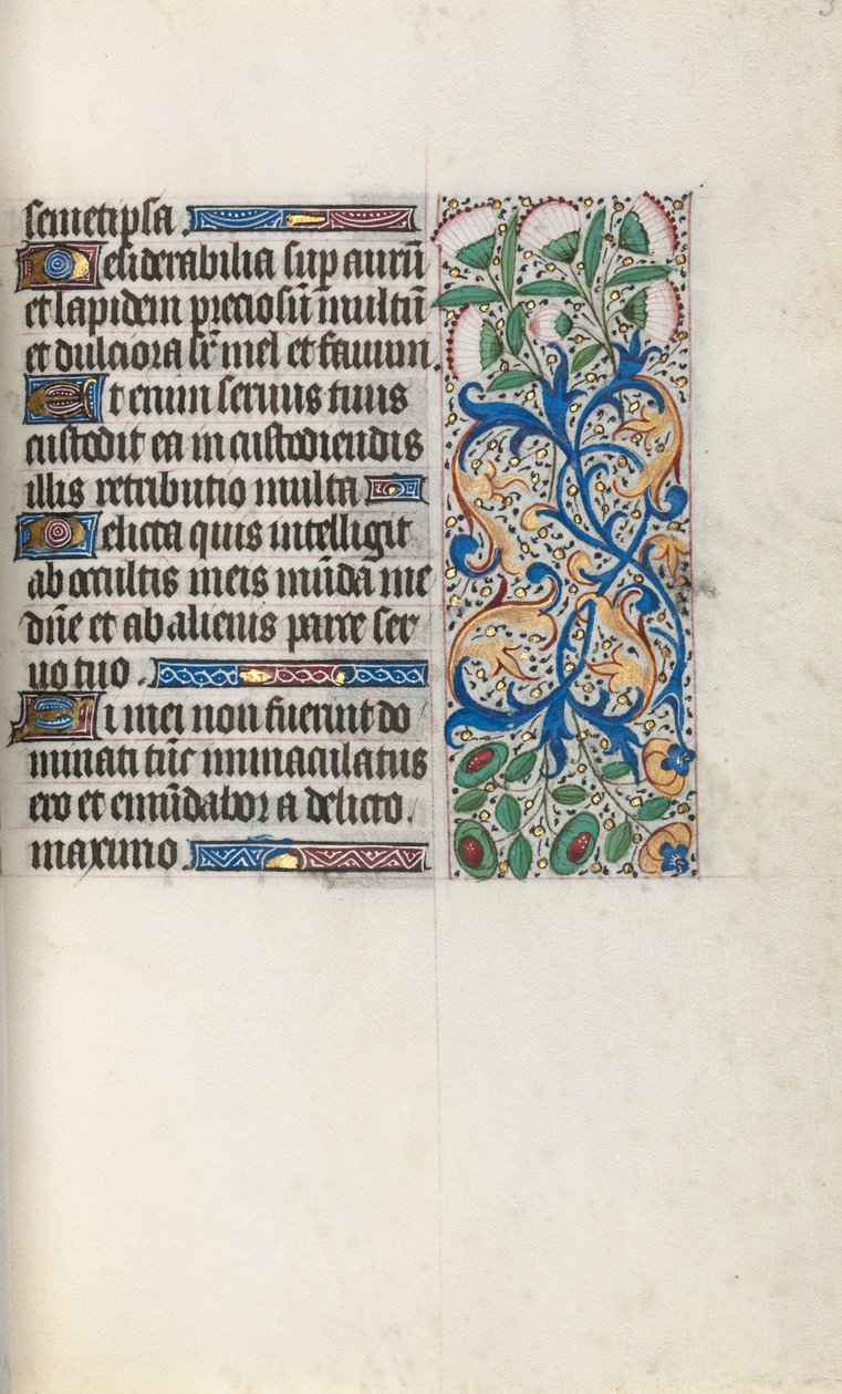 Stundenbuch Gebrauch von Rouen: fol. 33r, ca. 1470 von Master of the Geneva Latini