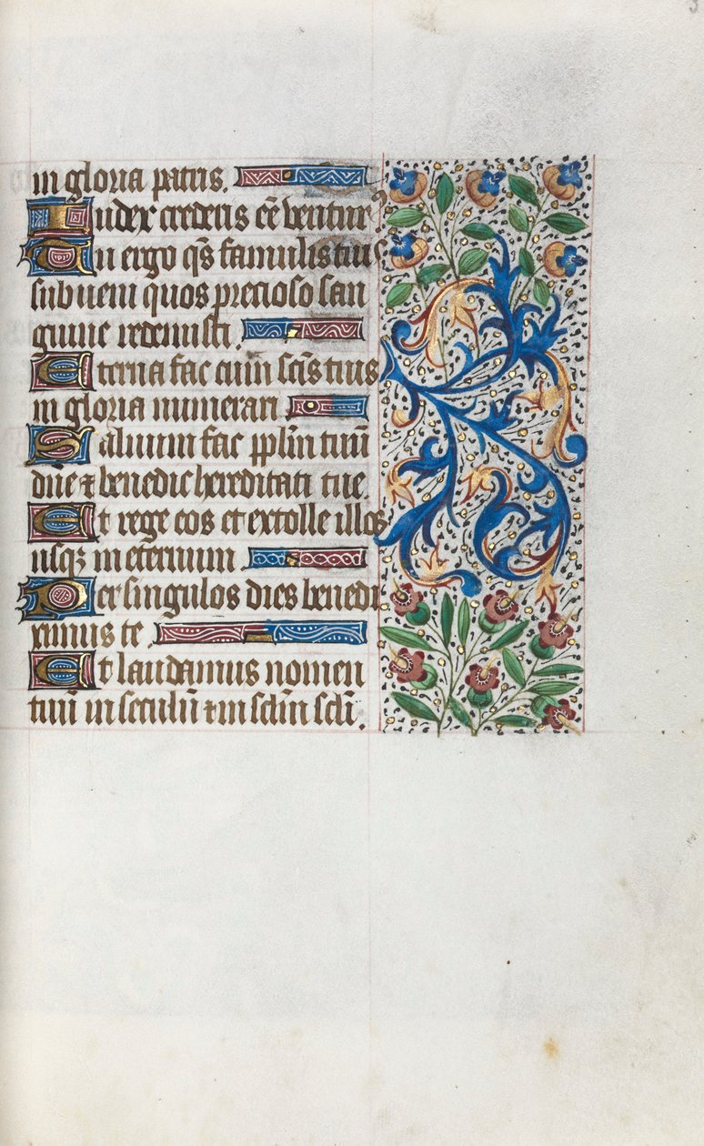 Stundenbuch Gebrauch von Rouen: fol. 38v, ca. 1470 von Master of the Geneva Latini