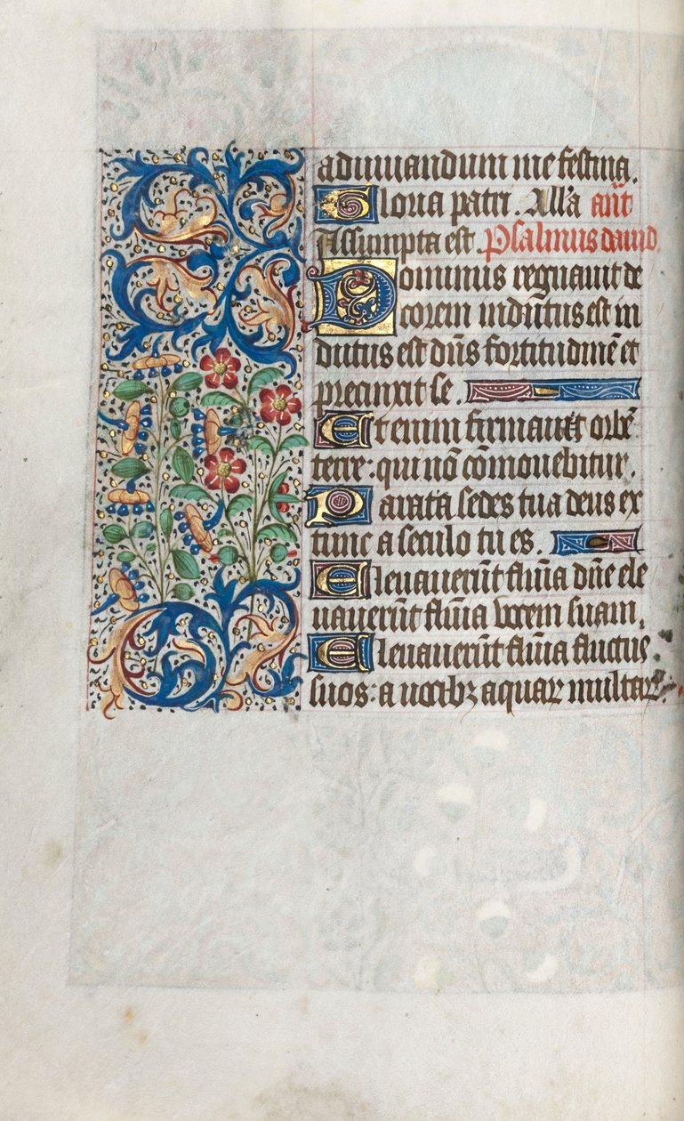 Stundenbuch Gebrauch von Rouen: fol. 39b, ca. 1470 von Master of the Geneva Latini