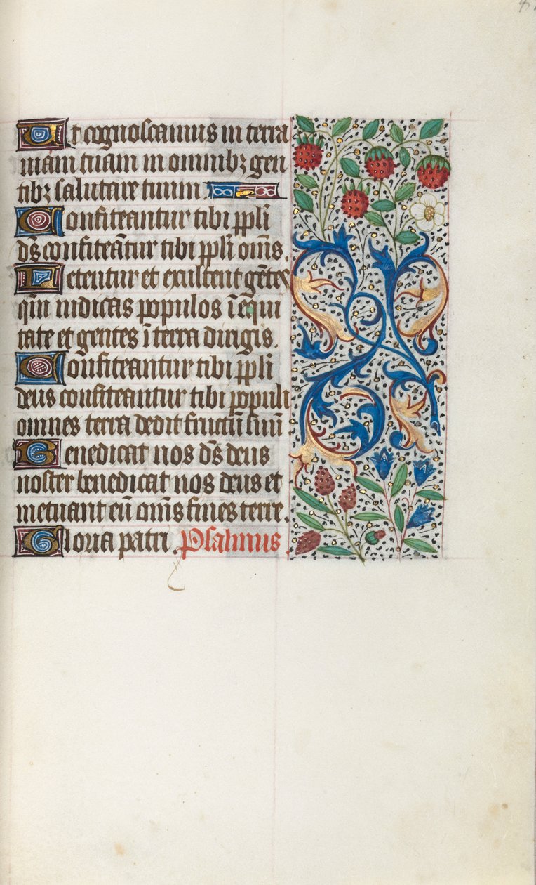 Stundenbuch Gebrauch von Rouen: fol. 41r, ca. 1470 von Master of the Geneva Latini