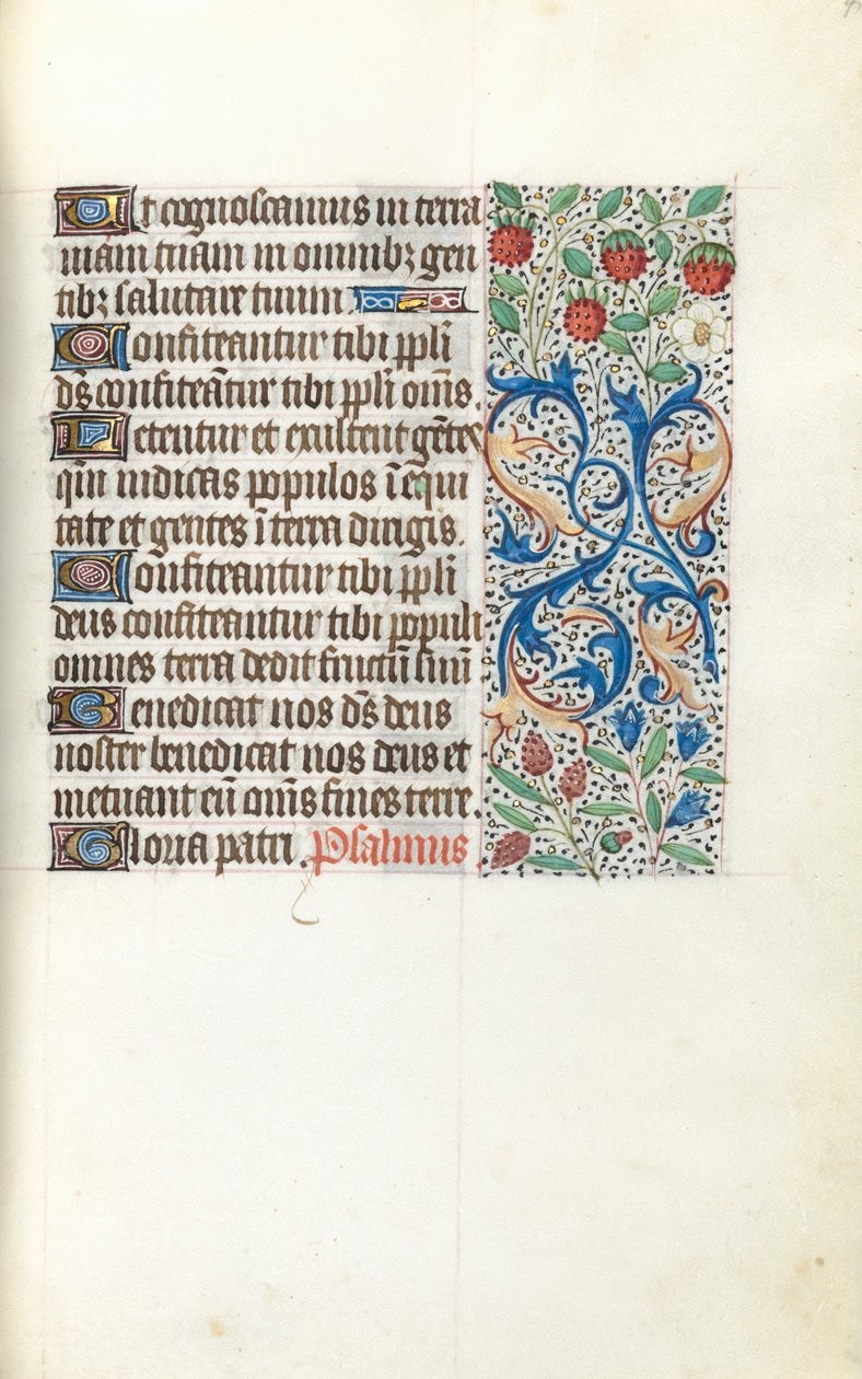 Stundenbuch Gebrauch von Rouen: fol. 42r, ca. 1470 von Master of the Geneva Latini