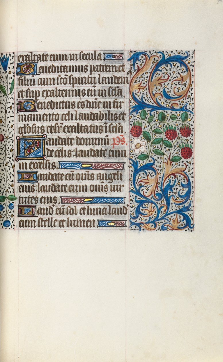 Stundenbuch Gebrauch von Rouen: fol. 44r, um 1470 von Master of the Geneva Latini