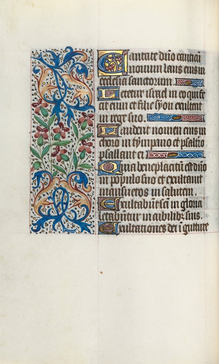 Stundenbuch Gebrauch von Rouen: fol. 45v, um 1470 von Master of the Geneva Latini