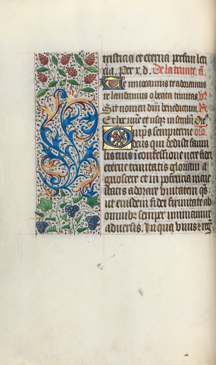 Stundenbuch Gebrauch von Rouen: fol. 49v, ca. 1470 von Master of the Geneva Latini