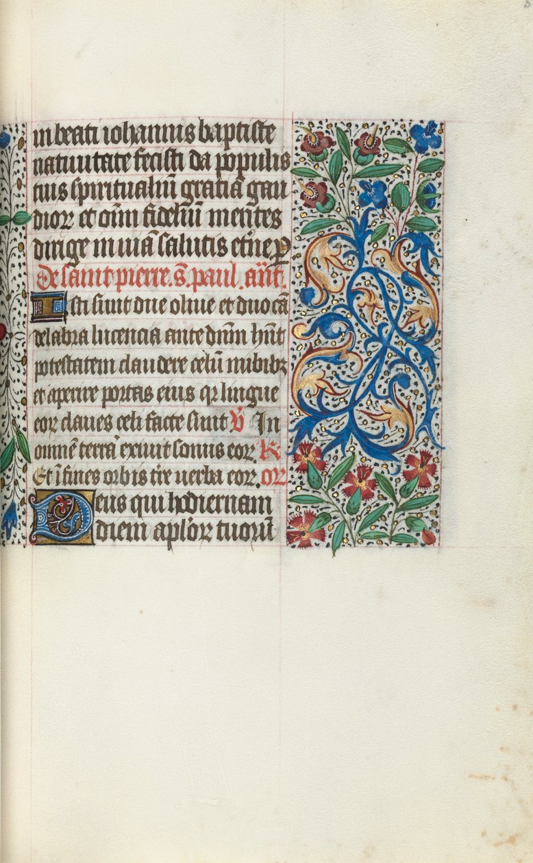 Stundenbuch Gebrauch von Rouen: fol. 51r, ca. 1470 von Master of the Geneva Latini