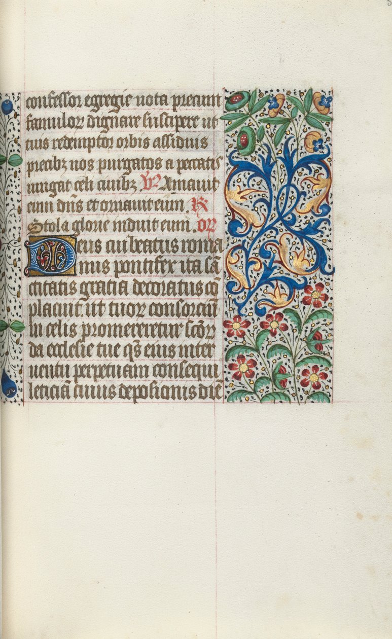 Stundenbuch Gebrauch von Rouen: fol. 53r, ca. 1470 von Master of the Geneva Latini