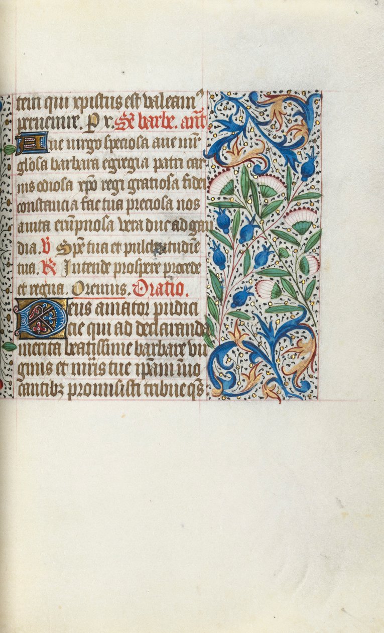 Stundenbuch Gebrauch von Rouen: fol. 54r, ca. 1470 von Master of the Geneva Latini