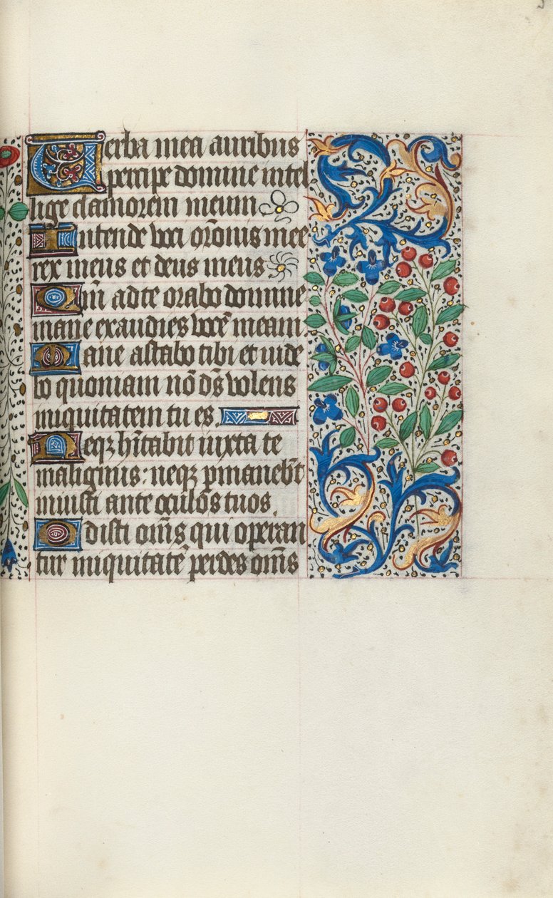 Stundenbuch Gebrauch von Rouen: fol. 59r, ca. 1470 von Master of the Geneva Latini