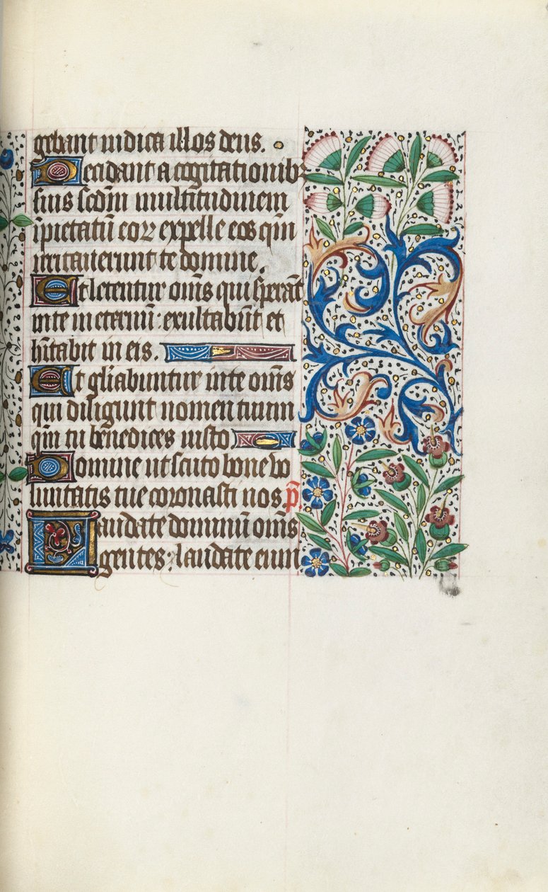 Stundenbuch Gebrauch von Rouen: fol. 60r, ca. 1470 von Master of the Geneva Latini