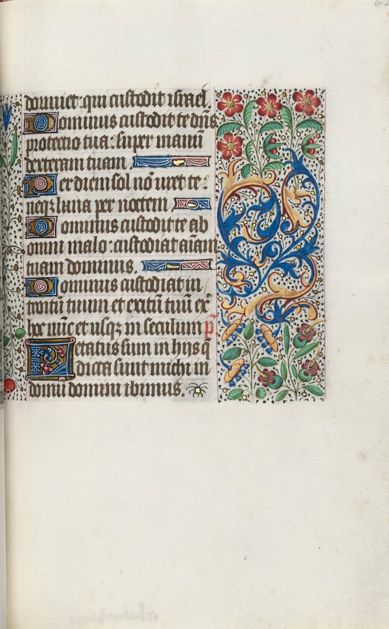 Stundenbuch Gebrauch von Rouen: fol. 62r, um 1470 von Master of the Geneva Latini