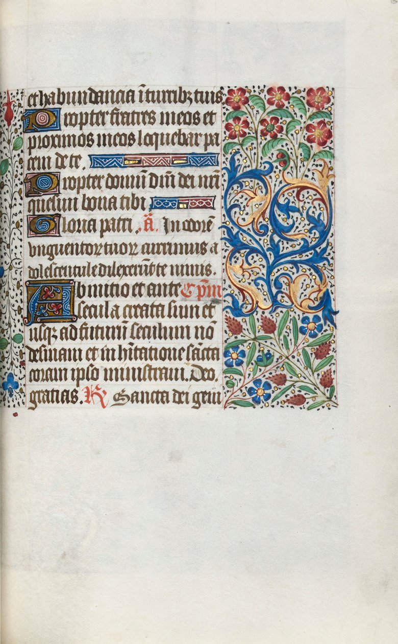 Stundenbuch Gebrauch von Rouen: fol. 63r, um 1470 von Master of the Geneva Latini