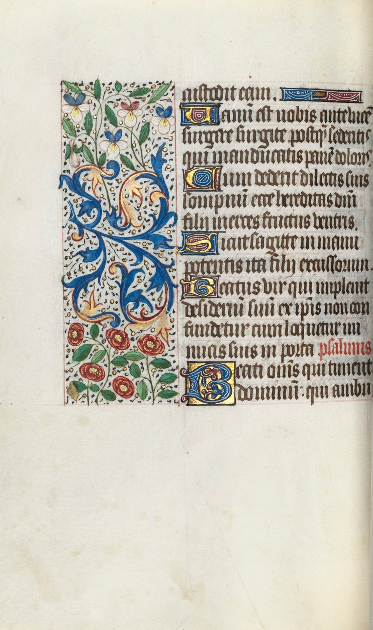 Stundenbuch Gebrauch von Rouen: fol. 68v, ca. 1470 von Master of the Geneva Latini