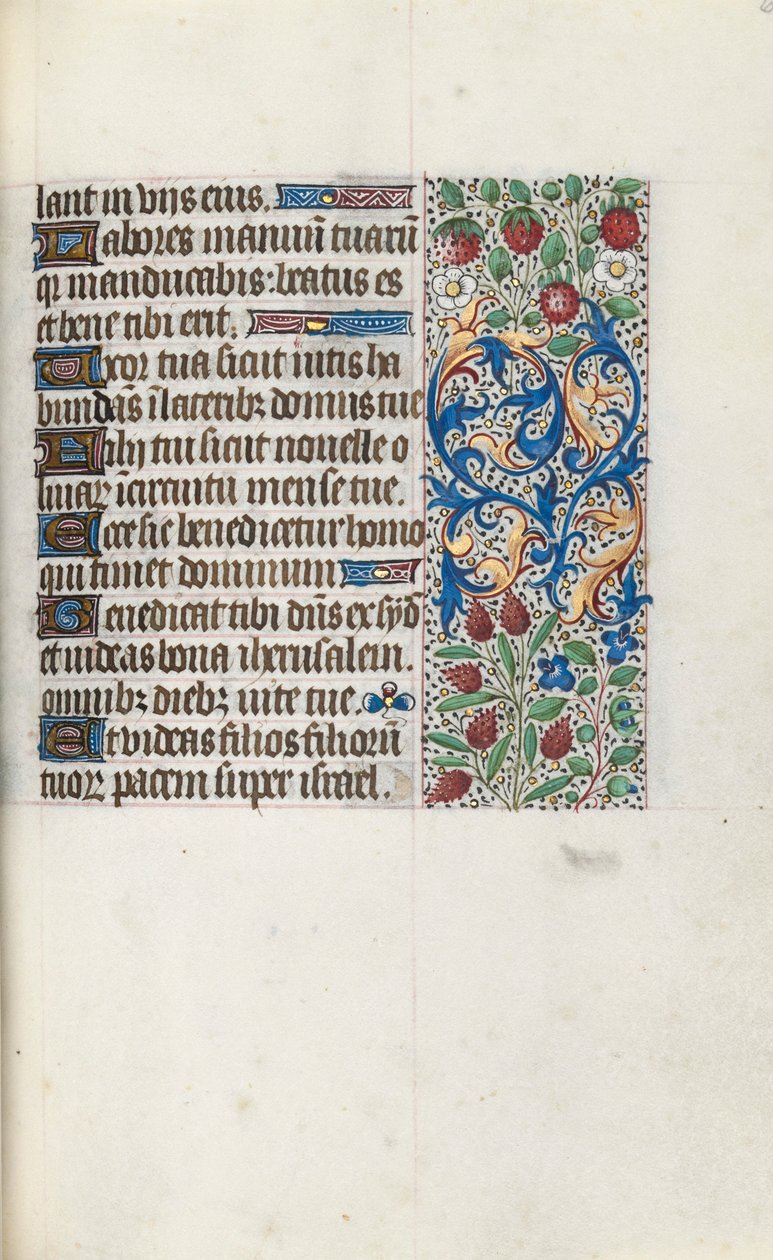 Stundenbuch Gebrauch von Rouen: fol. 69r, um 1470 von Master of the Geneva Latini