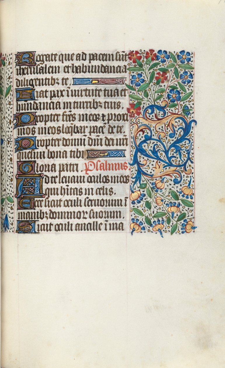 Stundenbuch Gebrauch von Rouen: fol. 70r, ca. 1470 von Master of the Geneva Latini