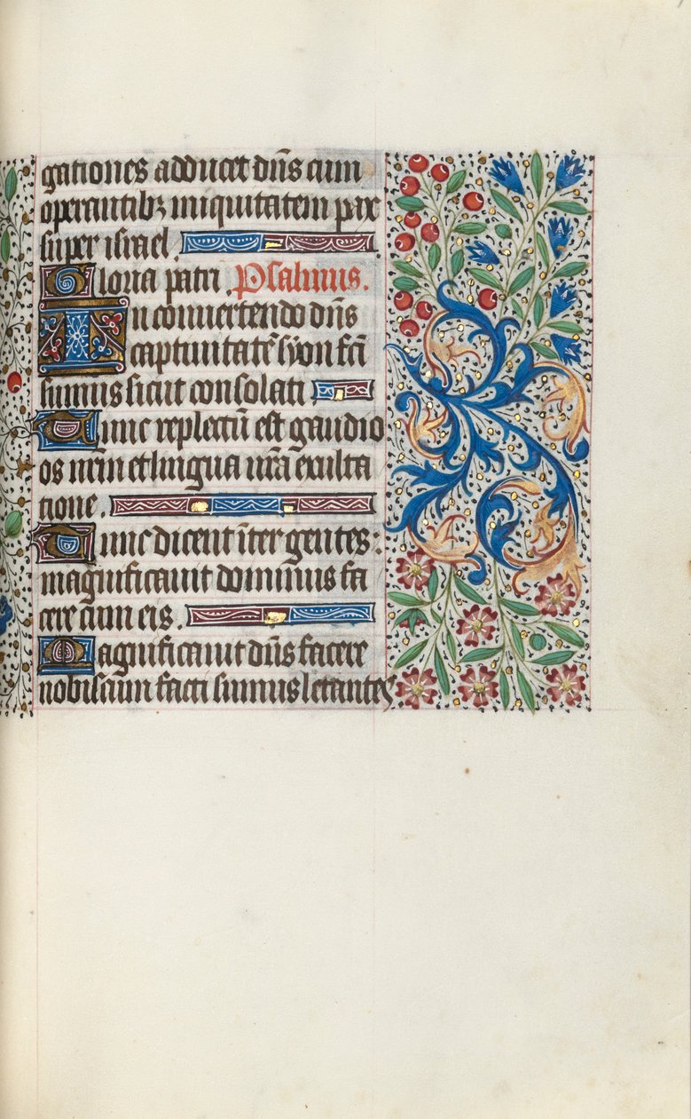 Stundenbuch Gebrauch von Rouen: fol. 72r, ca. 1470 von Master of the Geneva Latini