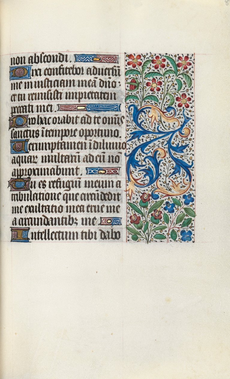 Stundenbuch Gebrauch von Rouen: fol. 82r, ca. 1470 von Master of the Geneva Latini