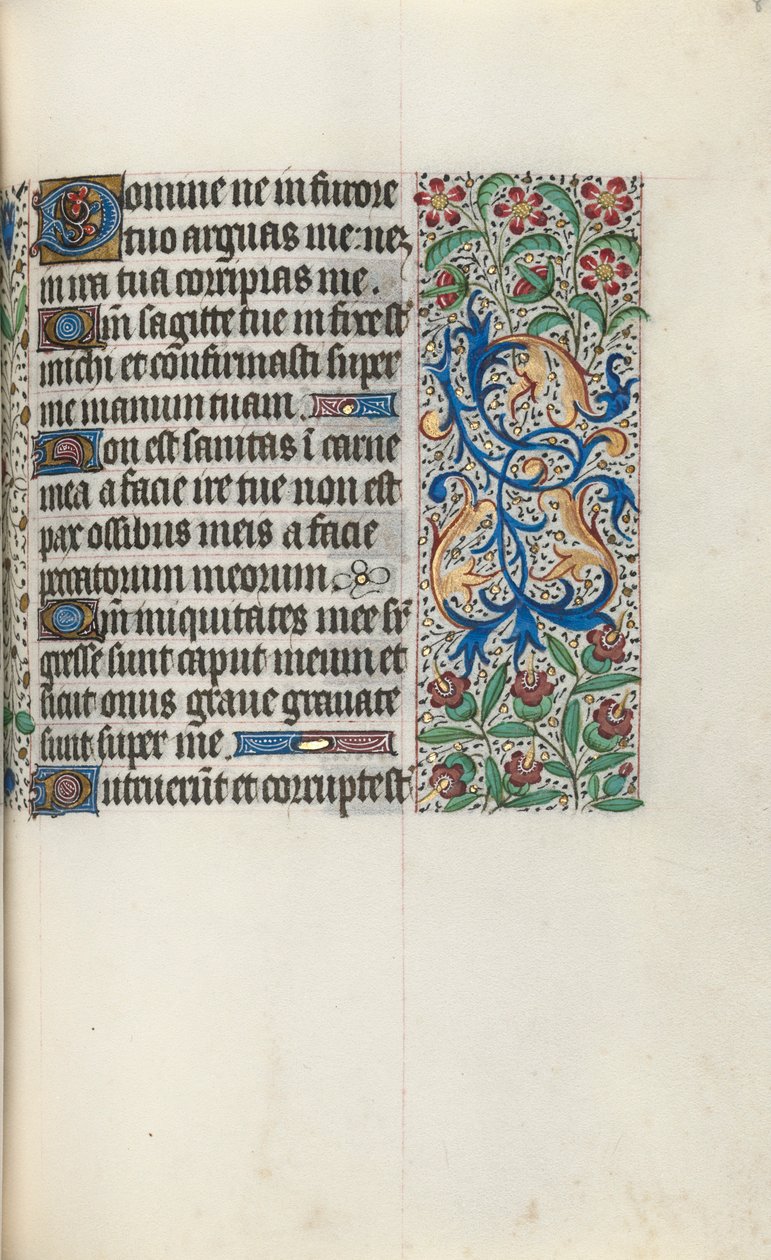 Stundenbuch Gebrauch von Rouen: fol. 83r, ca. 1470 von Master of the Geneva Latini