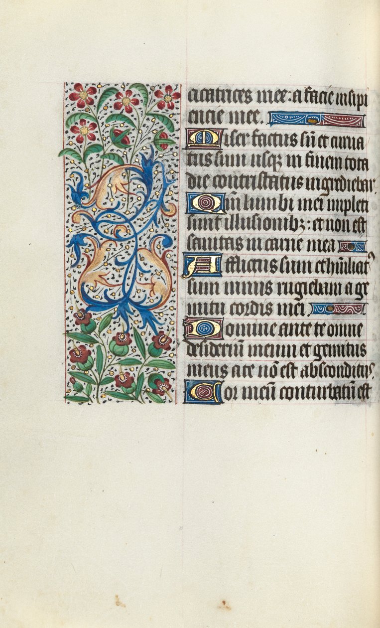 Stundenbuch Gebrauch von Rouen: fol. 83v, um 1470 von Master of the Geneva Latini