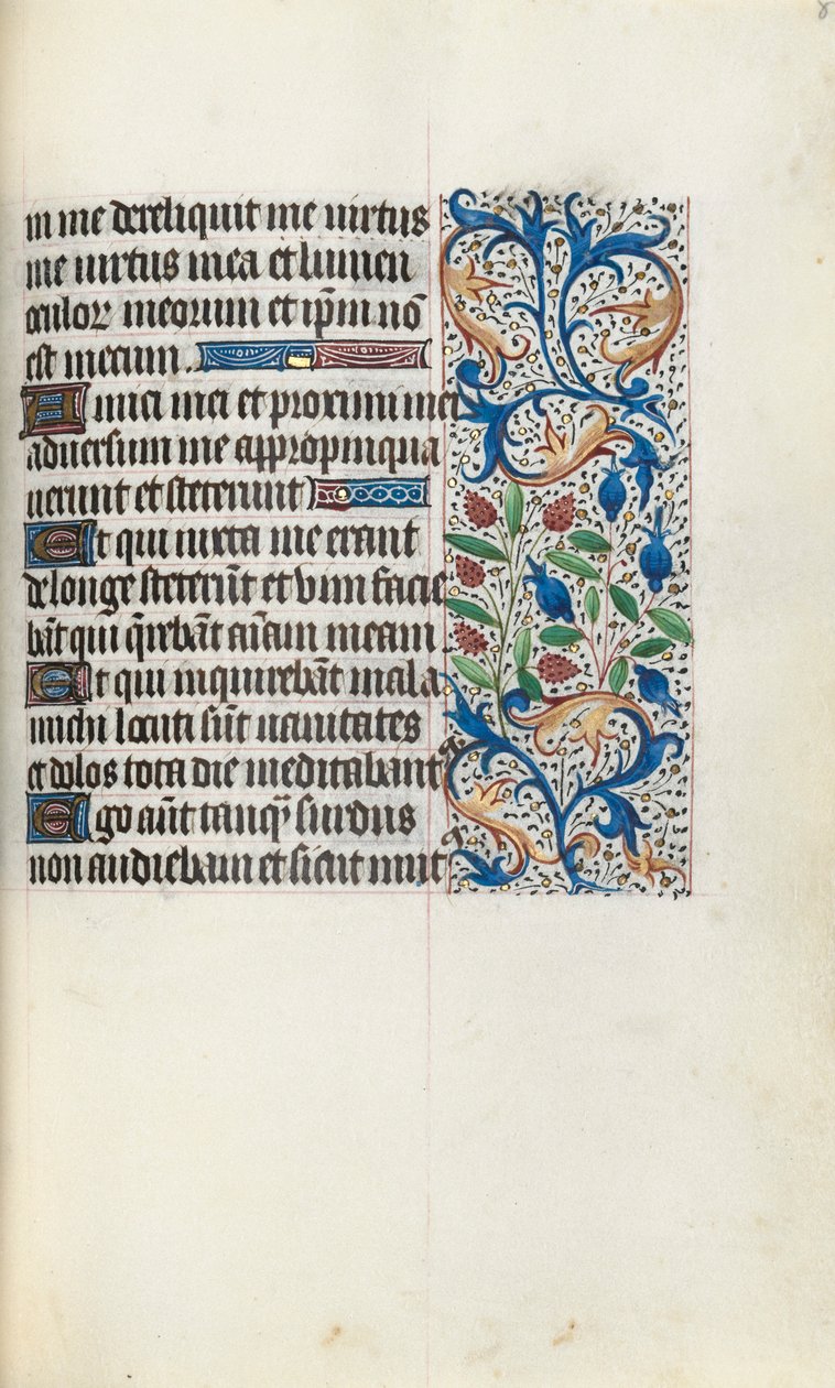Stundenbuch Gebrauch von Rouen: fol. 84r, ca. 1470 von Master of the Geneva Latini