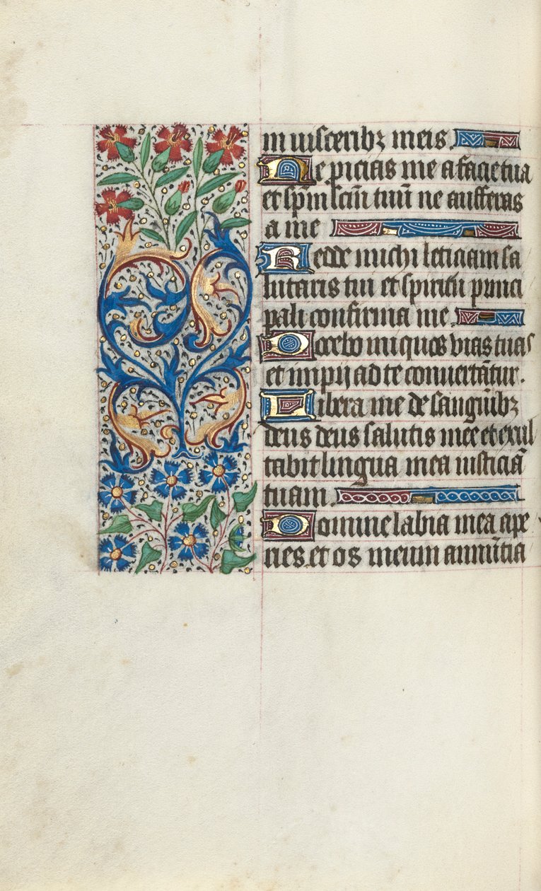 Stundenbuch Gebrauch von Rouen: fol. 86v, ca. 1470 von Master of the Geneva Latini