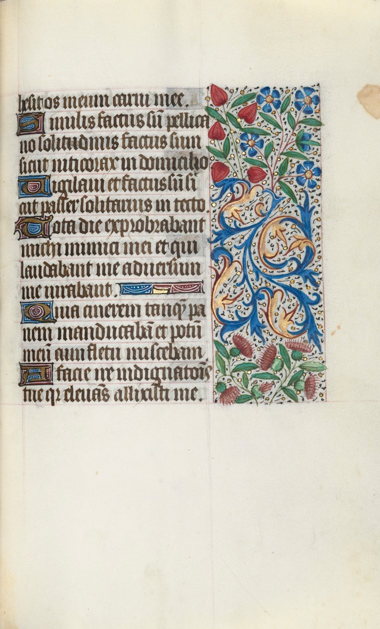 Stundenbuch Gebrauch von Rouen: fol. 88r, ca. 1470 von Master of the Geneva Latini