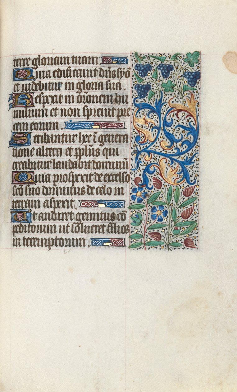 Stundenbuch Gebrauch von Rouen: fol. 89r, ca. 1470 von Master of the Geneva Latini
