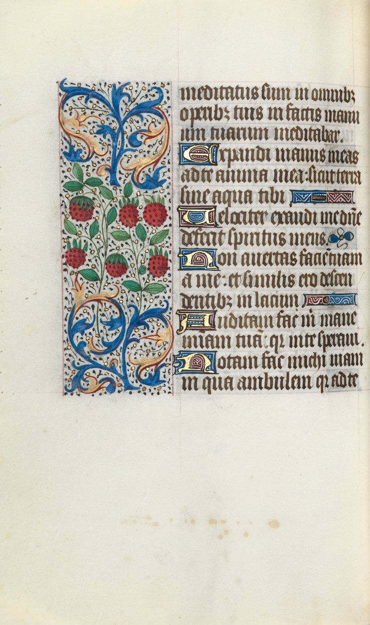 Stundenbuch Gebrauch von Rouen: fol. 91v, um 1470 von Master of the Geneva Latini
