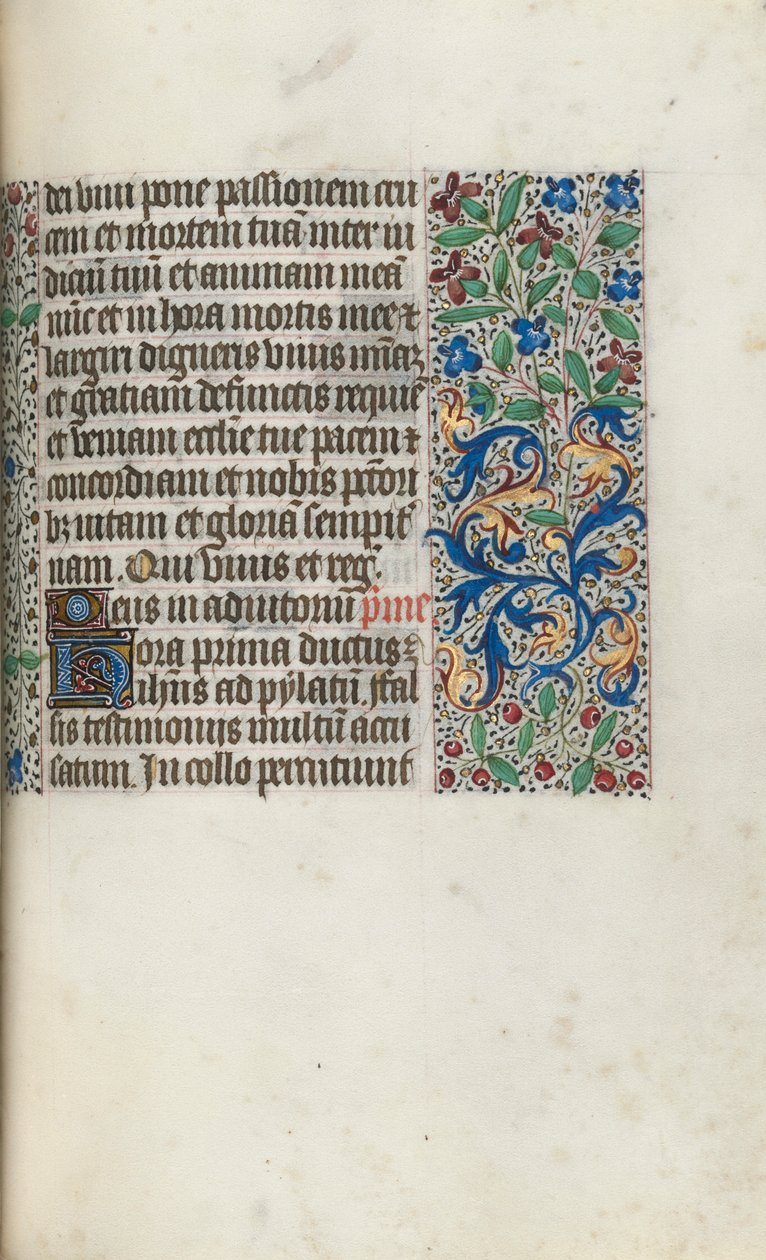 Stundenbuch Gebrauch von Rouen: fol. 97r, ca. 1470 von Master of the Geneva Latini