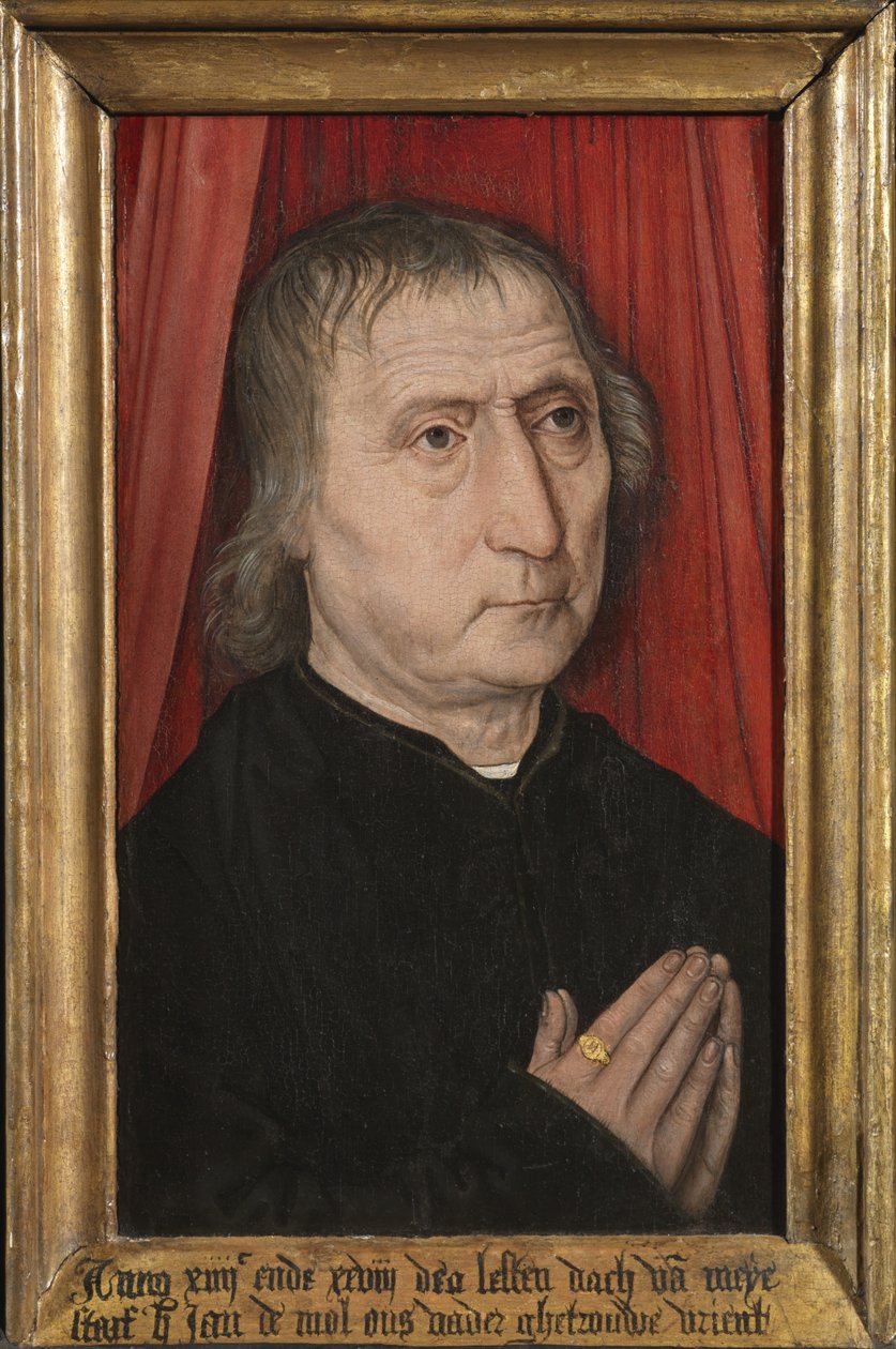 Porträt von Jan de Mol, ca. 1485 von Master of the Guild of Saint George at Malines