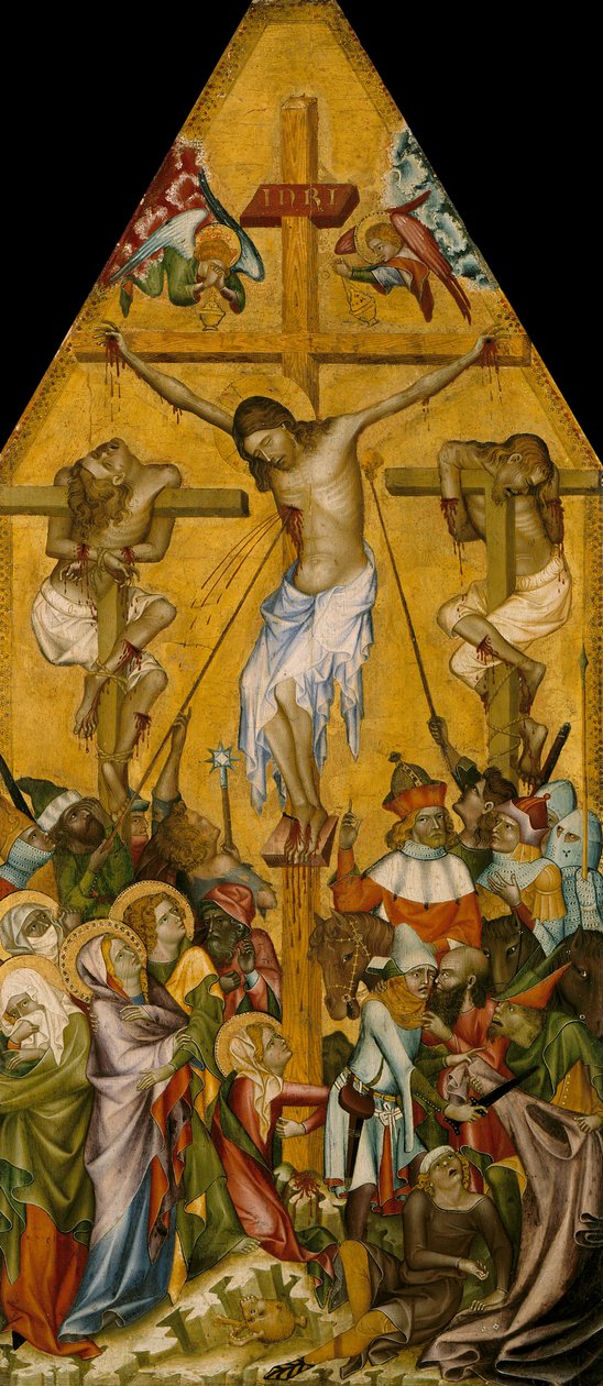 Die Kreuzigung Christi, ca. 1340 von Master of the Kaufmann Crucifixion