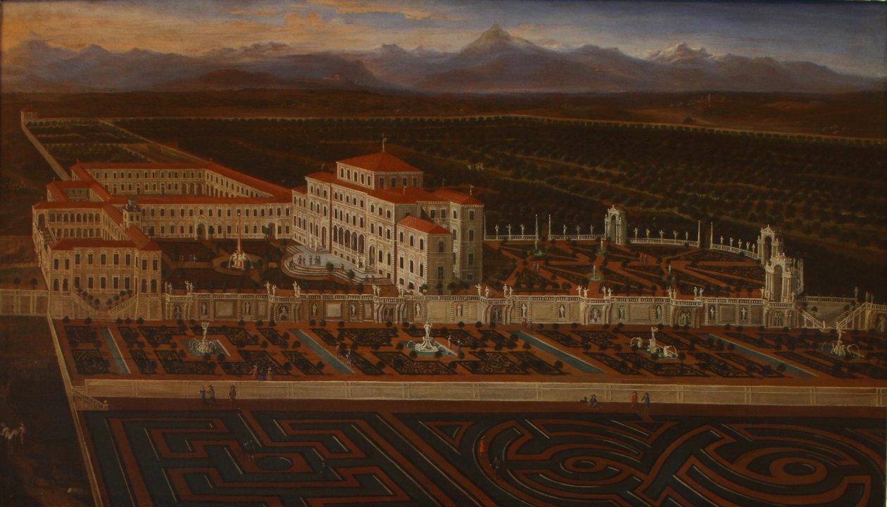 Palast und Gärten von Venaria Reale von Master of the Residenze Sabaude