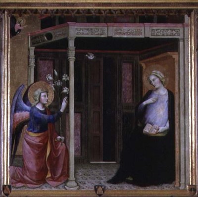 Die Verkündigung von Master of the Straus Madonna