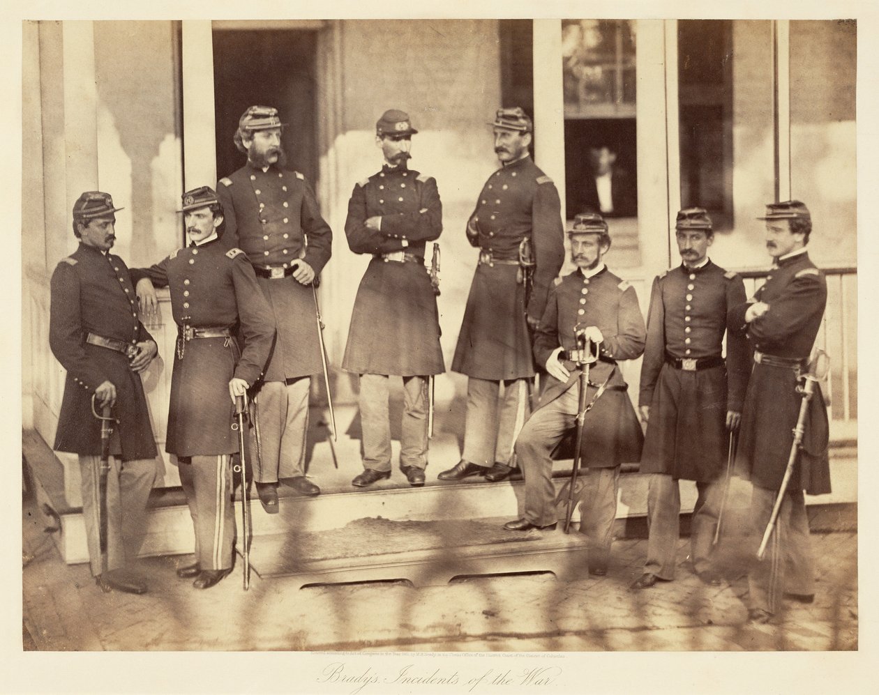 Offiziere, 71. Regiment, New Yorker Infanterie von Mathew B. Brady