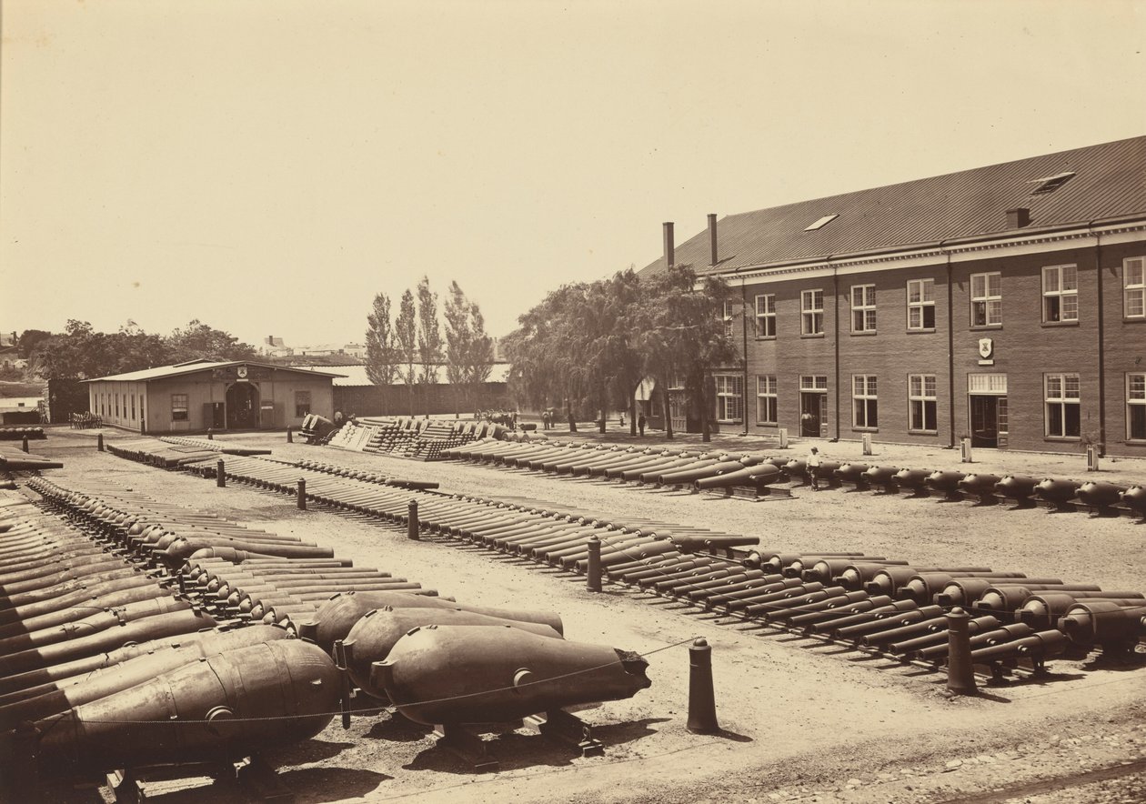 Ansichten im Marinearsenal, Washington, D.C., Juni von Mathew B. Brady