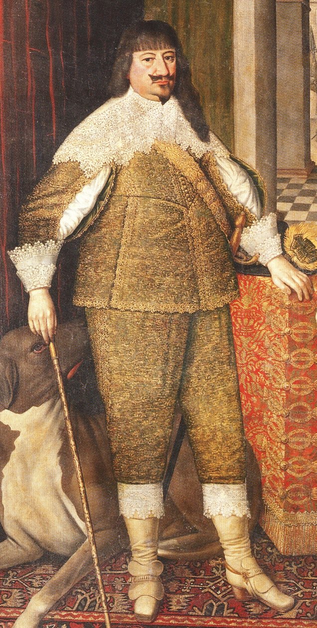 Porträt von Georg Wilhelm, Kurfürst von Brandenburg (Detail) von Mathias Czwiczek