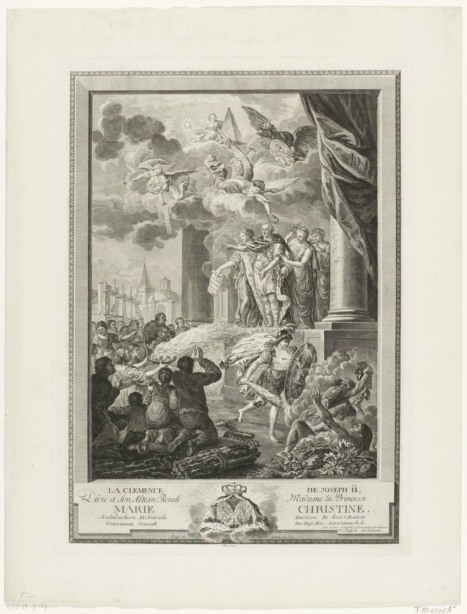 Gnade von Kaiser Joseph II. gegenüber den Protestanten, 1783 von Mathias de Sallieth