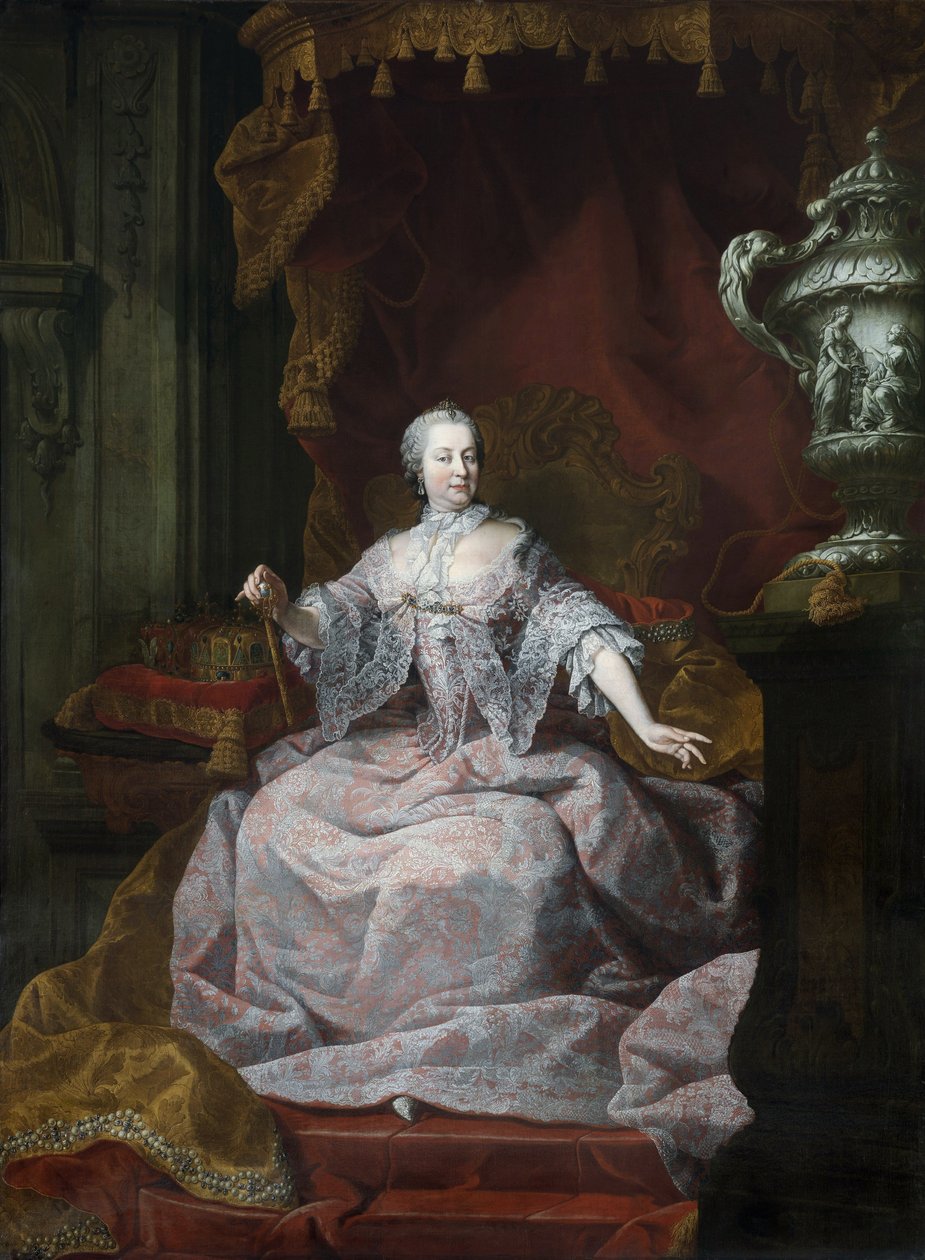 Porträt der Kaiserin Maria Theresia von Österreich (1717-1780) von Mathias de Visch