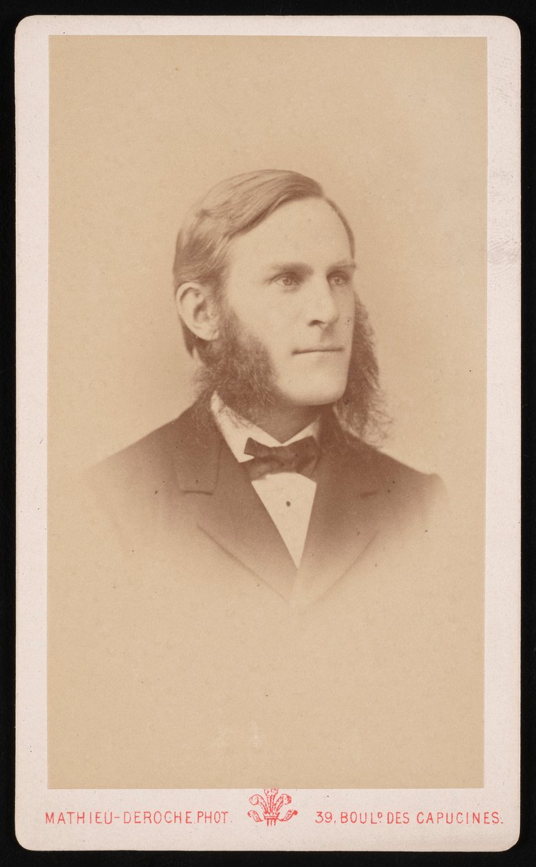 Porträt von Samuel Hubbard Scudder 1837-1911, ca. 1871 von Mathieu Deroche