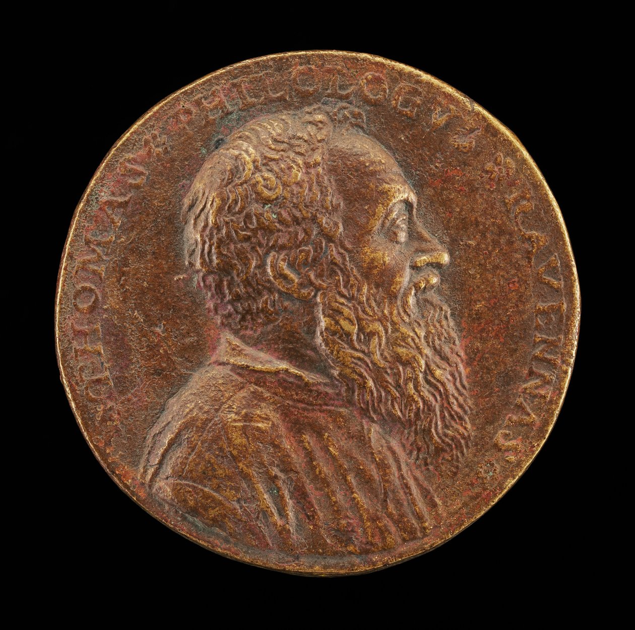 Tommaso Rangone, 1493-1577, Arzt von Ravenna [Vorderseite], 1562 von Matteo Pagani