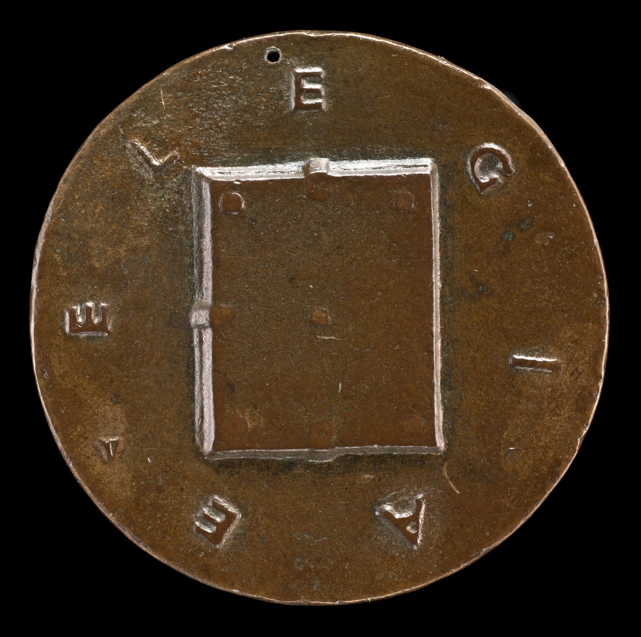 Geschlossenes Buch [Rückseite], ca. 1446 von Matteo di Andrea de Pasti