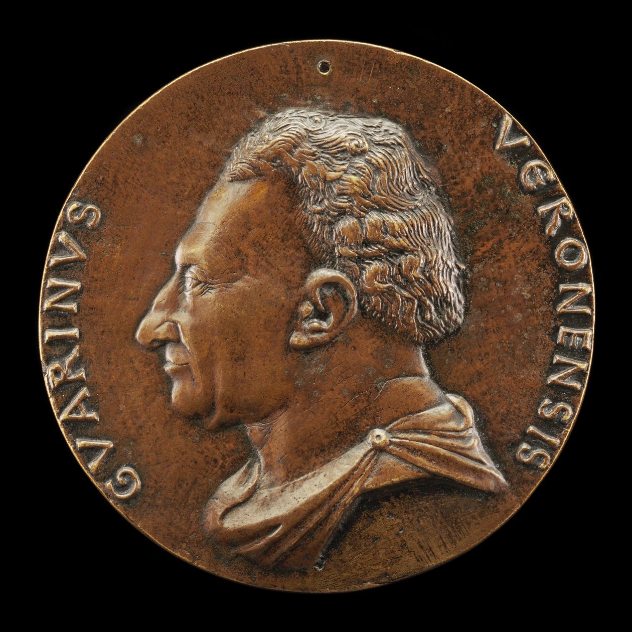Guarino da Verona, 1374-1460, Humanist [Vorderseite], ca. 1446 von Matteo di Andrea de Pasti