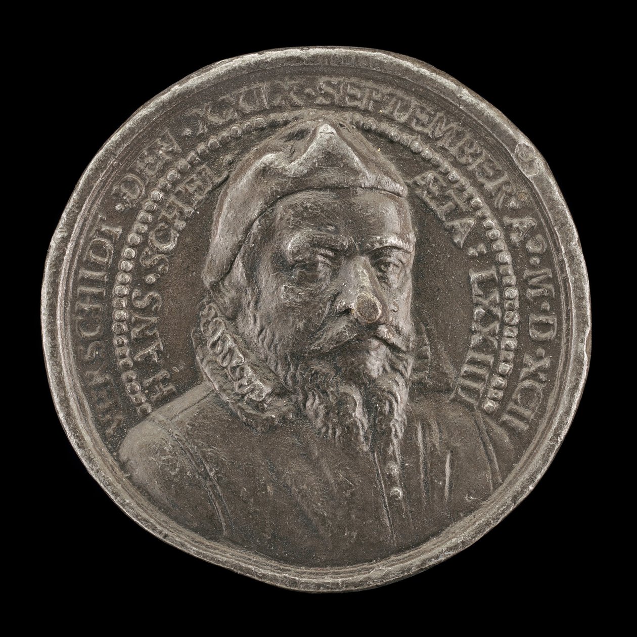 Hans Schel, 1518-1592, Patrizier von Nürnberg [Vorderseite] von Matthäus Carl