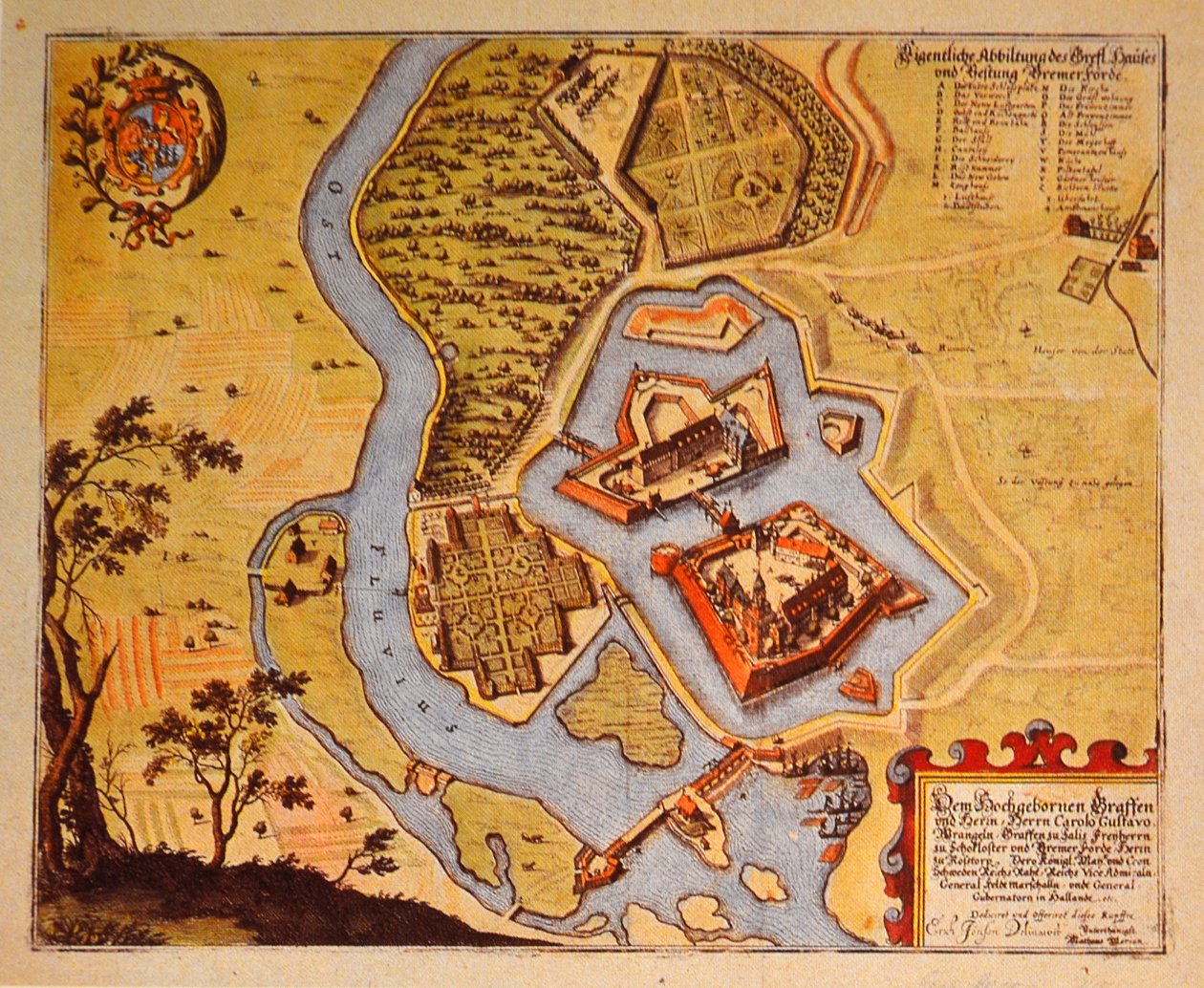 Bremervörde, Niedersachsen, Deutschland von Matthaus Merian