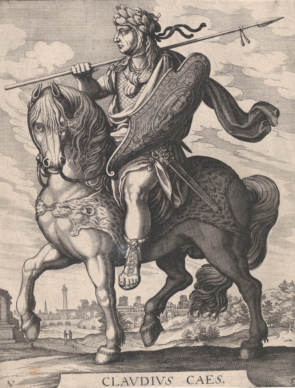Tafel 5: Kaiser Claudius zu Pferd, aus 